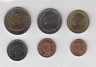 Монета. Таиланд. Набор из 6-ти монет 25 , 50 сатангов , 1 , 2 , 5 и 10 батов 2008 - 2017 года. рев.
