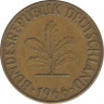 Монета. ФРГ. 5 пфеннигов 1966 год. Монетный двор - Карлсруэ (G). ав.