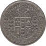 Монета. Новая Зеландия. 1/2 кроны 1934 год. ав.