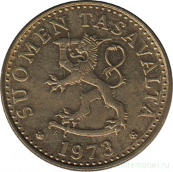 Монета. Финляндия. 20 пенни 1973 год.