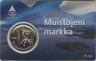 Монета. Финляндия. 1 марка 2001 год. ав