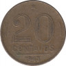Монета. Бразилия. 20 сентаво 1943 год. Алюминиевая бронза. ав.