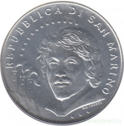 Монета. Сан-Марино. 5 евро 2010 год. 500 лет со дня смерти Караваджо.