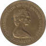 Монета. Багамские острова. 1 цент 1973 год. рев.