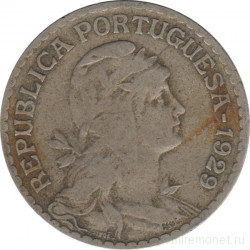 Монета. Португалия. 1 эскудо 1929 год.