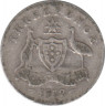 Монета. Австралия. 3 пенса 1912 год. ав.