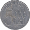 Монета. Румыния. 5000 лей 2004 год. рев.