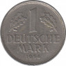Монета. ФРГ. 1 марка 1954 год. Монетный двор - Карлсруэ (G). ав.