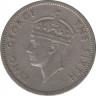 Монета. Южная Родезия. 1 шиллинг 1949 год. рев.
