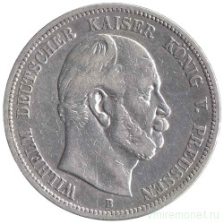 Монета. Германская империя. Пруссия. 5 марок 1875 год. (B).