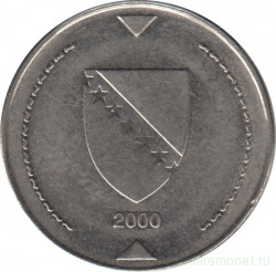 Монета. Босния и Герцеговина. 1 конвертируемая марка 2000 год.