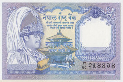 Банкнота. Непал. 1 рупия 1991 год.