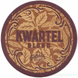 Подставка. Пиво "Gletcher Kwartel Blond". Россия. 