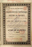 Акция. Россия. "Эксплуатация угольных шахт Донецка". 500 франков 1900 год. ав.