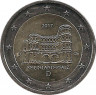Аверс. Монета. Германия. 2 евро 2017 год. Рейнланд-Пфальц (D).