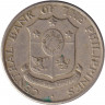 Монета. Филиппины. 25 сентаво 1958 год.