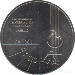 Монета. Португалия. 2,5 евро 2015 год. Нематериальное культурное наследие - фаду.