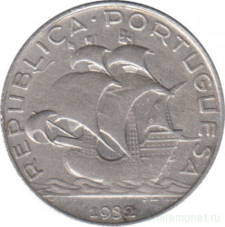 Монета. Португалия. 2,5 эскудо 1932 год.