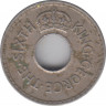Монета. Фиджи. 1/2 пенни 1951 год. рев.