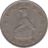 Монета. Зимбабве. 10 центов 1988 год. ав.