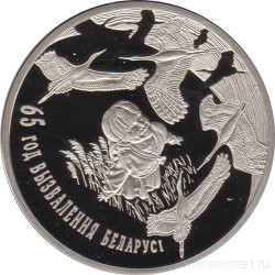 Монета. Беларусь. 1 рубль 2009 год. 65 лет освобождения Беларуси.