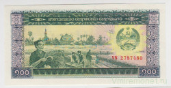 Банкнота. Лаос. 100 кипов 1979 год.