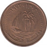 Монета. Катар. 1 дирхам 1973 год.  ав.