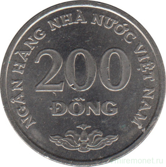 Монета. Вьетнам (СРВ). 200 донгов 2003 год.