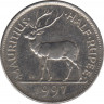Монета. Маврикий. 1/2 рупии 1997 год. ав.