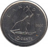 Монета. Канада. 10 центов 2000 год. ав.