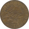 Монета. Экваториальная Африка (КФА). 5 франков 1962 год. ав.