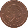 Монета. Германия. 2 цента 2016 год. (G). ав.