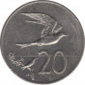 Монета. Острова Кука. 20 центов 1992 год. рев.