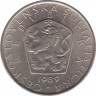 Монета. Чехословакия. 5 крон 1989 год. ав.