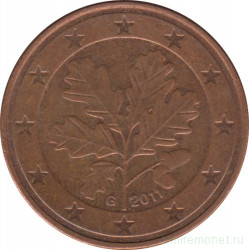 Монета. Германия. 5 центов 2011 год (G).