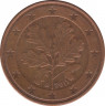 Монета. Германия. 5 центов 2011 год (G). ав.