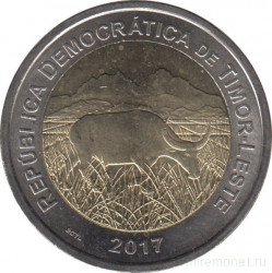Монета. Восточный Тимор. 200 сентаво 2017 год.