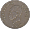 Монета. Гаити. 10 сантимов 1906 год. ав.