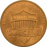 Монета. США. 1 цент 2011 год. рев