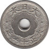 Монета. Япония. 10 сенов 1922 год (11-й год эры Тайсё). ав.