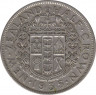 Монета. Новая Зеландия. 1/2 кроны 1935 год. ав.