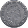 Монета. Восточные Карибские государства. 2 цента 2004 год. рев.