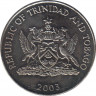 Монета. Тринидад и Тобаго. 50 центов 2003 год. рев.