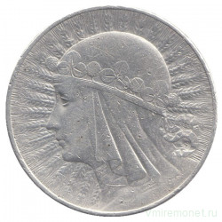 Монета. Польша. 10 злотых 1933 год.