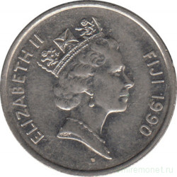 Монета. Фиджи. 5 центов 1990 год.