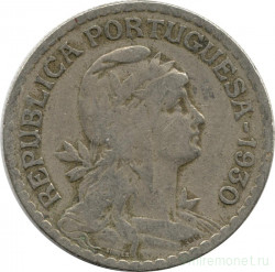 Монета. Португалия. 1 эскудо 1930 год.