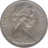 Монета. Австралия. 20 центов 1975 год. ав.