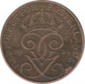  Монета. Швеция. 5 эре 1934 год. ав.