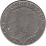 Аверс. Монета. Швеция. 1 крона 1983 год.