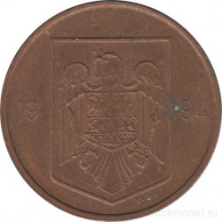 Монета. Румыния. 1 лей 1994 год.